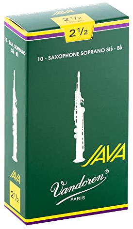 Vandoren Blatt Sopran Saxophon Java Stärke: 2 1/2