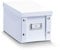 Zeller 17760 CD-Box, Pappe, weiß 16,5x28x15, 16,5 x 28 x 15 cm