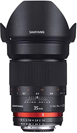 Samyang Obiettivo 35mm F/1,4 AS UMC per Nikon AE, Nero