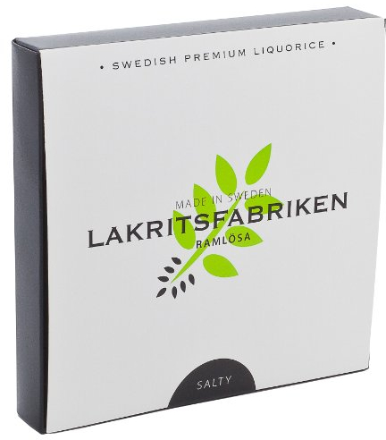 Ramlösa Lakritsfabriken - Lakritz aus Schweden, salzig (Geschenkpackung 150g)