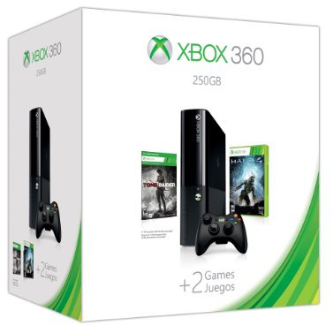 Xbox 360 250GB Console + Halo 4 + Tomb Raider Value Bundle (Xbox 360)