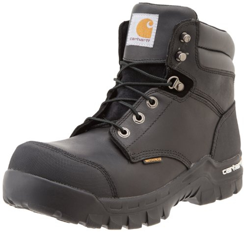 Carhartt Men's Rugged Flex WP 6 Composite Toe Work Boot,Black Oil Tanned,10 M US