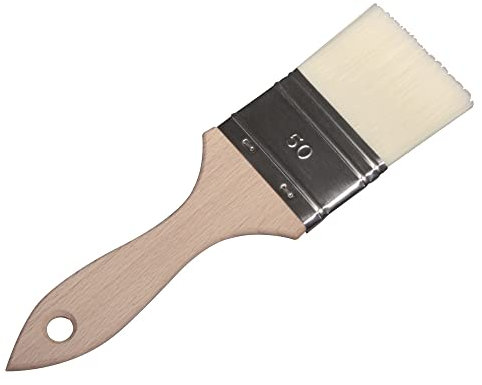 Rayher Pennello Sintetico Largo Piatto, Mis. 50, 37045000