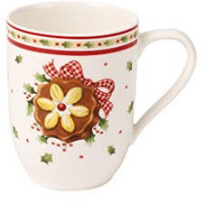 Villeroy & Boch 14-8612-9651 Mug À Anse Winter Bakery delight Arts de la Table de Noël, Porcelaine, Multiclolore, 32.2 x 21.5 x 11.7 cm