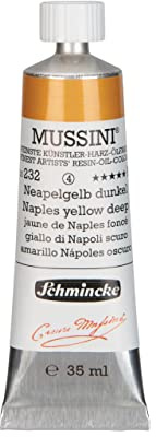 MUSSINI® - finest artist's resin oil colors, Naples yellow dark - 35 ml