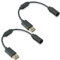 GTMax 2x Wired Controller USB Breakaway Cable Cord for Microsoft Xbox 360