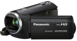 Panasonic HC-V210 Videocamera palmare 2.51MP MOS Full HD Nero