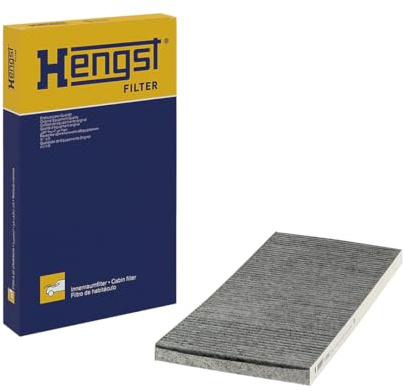 HENGST - Innenraumfilter E1908LC - Luftfilter für den Innenraum mit Aktivkohle - Filtert Staub, Pollen & Gerüche für Allergiker - Für saubere Frischluft im KFZ - Automotive Zubehör