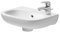 Duravit Handwaschbecken D-Code 360 mm, Hahnloch links, weiß, 0705360009