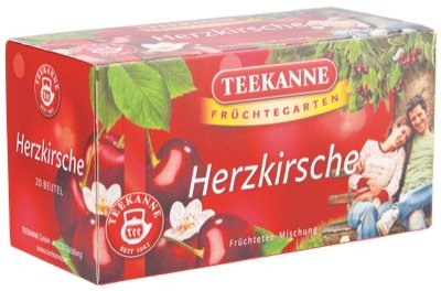 Teekanne Früchtegarten 20er, Herzkirsche