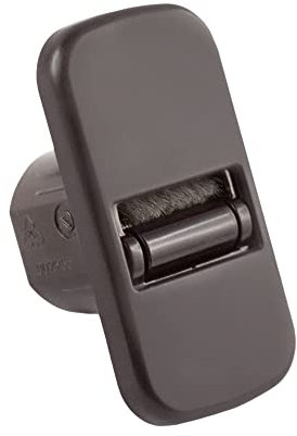 jarolift Guía de Correa Mini para Persianas Enrollables con Junta de Cepillo, Color Marrón