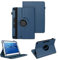 NAUC Hülle Tablet Tasche kompatibel für Huawei MediaPad M3 Lite 10 Schutzhülle Case Cover 360° Drehbar, Farben:Blau