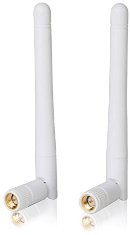 SMA 4G Antenna 5DBI LTE Aerial High Performance WLAN External Antenna for Wireless Network Card USB Modem Adapter (2 Pack x 10cm)