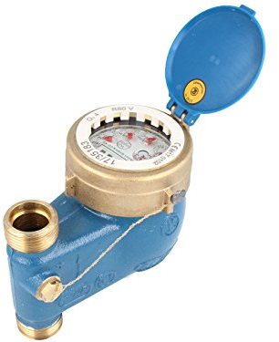 JS Steigrohr Hauswasserzähler MNRS 1 Zoll DN 25 Q3=10, R80, Baulänge 150 mm