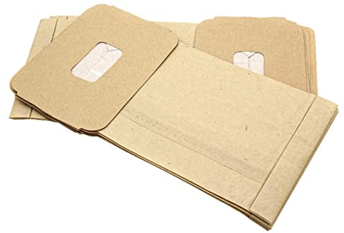 vhbw 10x sacchetto compatibile con Philips HR 6930, 6932, 6937, 6299 Amsterdam, 6937 Amsterdam aspirapolvere - in carta, 32cm x 17,5cm