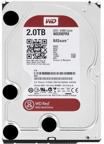 WD 2 TB NAS Hard Drive - Red (Renewed)