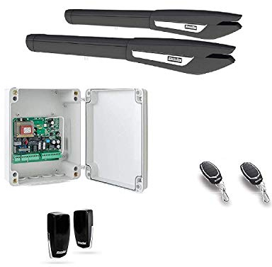Kit completo motor electromecánico puertas batientes de doble hoja Motorline Persa, gran diseño, robusto y duradero.