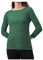 BODYWEAR LTD - Woman's Long Sleeve Round Neck T-Shirt Top - Stylish and Versatile - Casual Wear - Relaxed Fit - Perfect Wardrobe Essential for All Seasons (Bottle Green, S/M)