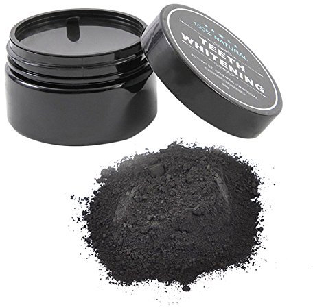 Angzhili Teeth Whitening Powder Tooth Cleaning Powder Natural Activated Charcoal Bamboo Powder Unique Active Formula Oral Hygiene Tooth Care (45g)