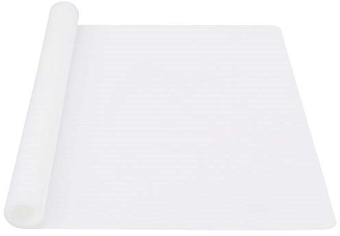Webake Silikonmatte Groß Bastelunterlage Silikon Bastelmatte 60x40 cm Silikon Unterlage Antihafte Rutschfeste Tischmatte Arbeitsmatte für Resin Gießharz, Tischset, Platzset, Weiß
