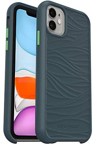 LifeProof Wake Hülle für iPhone 11 / iPhone XR, stoßfest, Sturzschutz bis 2 Meter, schlanke schützende Hülle, Nachhaltig hergestellt aus recyceltem Ozeanplastik, Grau