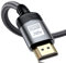 sweguard Cable HDMI 4m 4K, Cable HDMI de Alta Velocidad 2.0 Ultra 18Gbps 4K a 60Hz Compatible con vídeo UHD 2160p, HD 1080p, 3D, Ethernet, HDCP 2.2 ARC, Compatible Fire TV Xbox PS3 PS4 - Gris