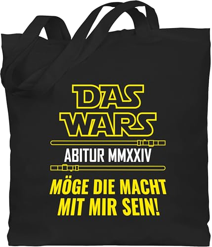 Shirtracer Baumwolltasche - Abitur & Abschluss - Das Wars Abi 2025 - Unisize - Schwarz - abigeschenk abiturgeschenke schulabschluss 2024 jutebeutel geschenk abiturient geschenke zum bestandenen