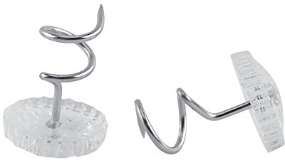 Cikonielf 30/50 Stücke Polster Fixed Pins Twist Pins Klarköpfe Twist Pins für Polster Schonbezüge und Fußleisten Nähen Couch Stuhl Sofa Himmel Reparatur (30pcs)