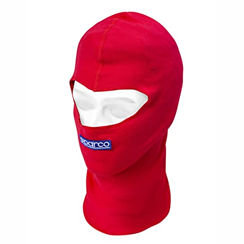Sparco 002201RS Soto Helm, 100% CO, Rot