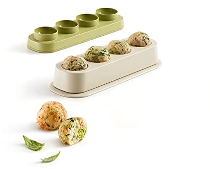 Lékué Molde para preparar albóndigas caseras Veggie Balls