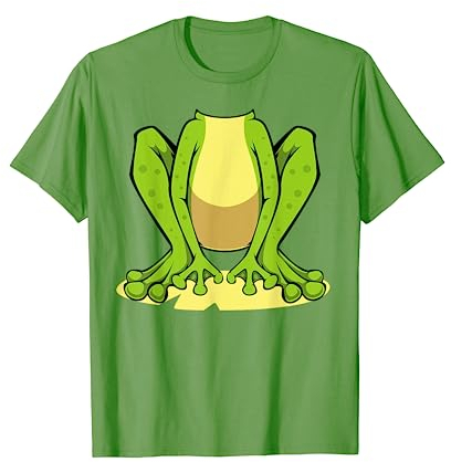 Grüner Frosch Kröte Halloween Fasching Karneval Kostüm T-Shirt