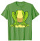 Grüner Frosch Kröte Halloween Fasching Karneval Kostüm T-Shirt