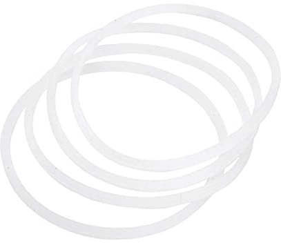 100 STÜCKE Drahtdurchmesser 1mm,OD 19mm Silikonkautschuk (VMQ) O-Ring Dichtungsdichtung Scheibe für Automotive, Lager, hydraulische Sanitärreparatur, 19x17x1mm(100 stücke)