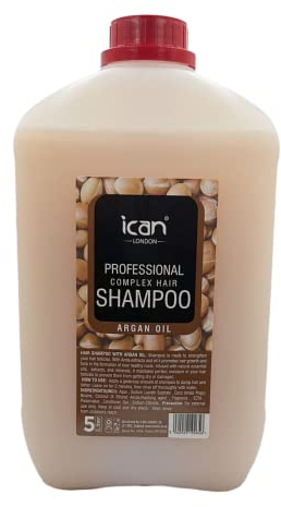 ICAN LONDON ARGAN OIL EXTRACT SHAMPOO SALON SIZE 5 LITRE GALLON