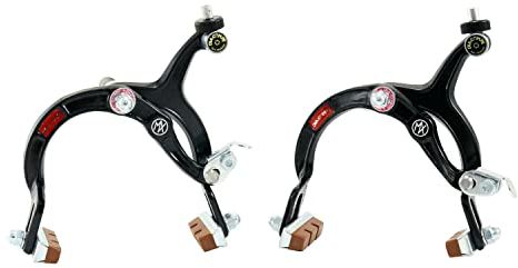 Dia-Compe MX1000 Side Pull Caliper Brake Set (F+R) For Old School BMX, Black, DP2506-FR