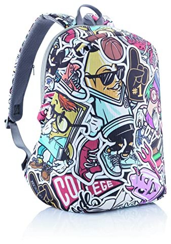XDDesign Unisex Xdp705.868 XD Design Bobby Soft Art Rucksack mit Diebstahlschutz, Mehrfarbig, Einheitsgröße
