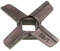 Cuchilla compatible con/pieza de repuesto para picadora de carne Bosch 00629848 MFW45020 MFW45120
