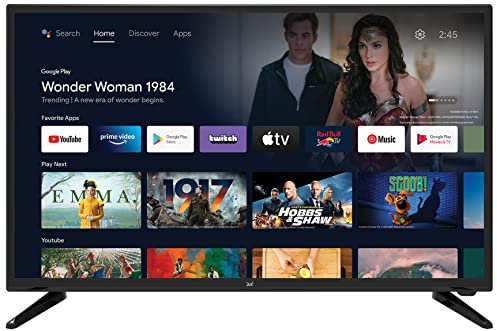 Dual TV Android 32'' HD LED LED 80 cm Google Play Netflix Youtube