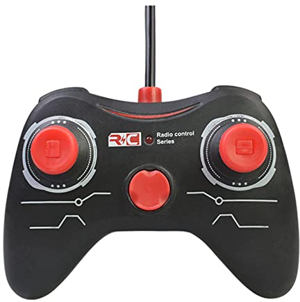 LOVIVER Mando a de 2 Canales, Joystick Doble hacia adelante/atrás/Derecha/Izquierda para Piezas de Accesorios de vehículos de Tanque RC, 27MHz