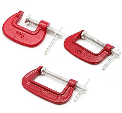 1pc 1 /2/3Inch G Type Woodworking Clamp Clamping Device DIY Carpentry Gadgets Heavy Duty Steel G Clamp - (Size: 3 Inches)