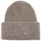 Zwillingsherz Slouch-Beanie-Mütze aus Wolle - Hochwertige Strickmütze mit Love Stickerei für Damen Mädchen Jungen - Hat - One Size - warm und weich für Frühling Herbst und Winter-bei