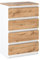 MRBLS Kommode mit 4 Schubladen Sideboard Schubladenschrank Kleiderschrank Modern Möbel mit Schubladen für Ihr Schlafzimmer (Weiß Matt - Wotan) – 60 x 92,5 x 33,5 cm (B/H/T)