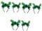 FOMIYES 6 Stk Kaktus Stirnband Hawaii-stirnband Rotes Herz-stirnband Patrick Stirnband Stirnband Taco Irish Day Stirnband Blumendekorationen Grüßer Yingschi Sommer Liebhaber