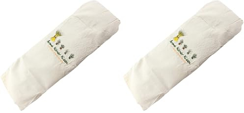 Gözze - Cojín de hierbas aromáticas, Natural, Relleno: 650 g - 16 x 45 cm (Paquete de 2)