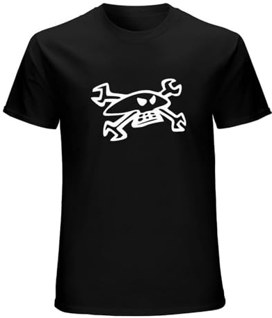 CBLDF Guy Martin Spanner Skull T Shirt Motorcycle Bike Sports Racing Gift Men Top Black L
