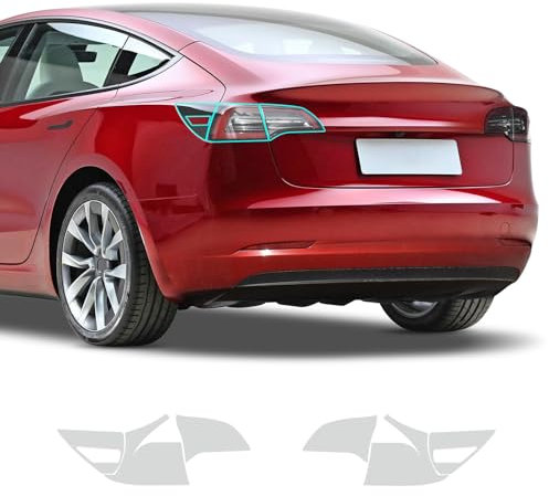 FDAIUN PPF Paint Protection Film for Tesla Model 3 Highland 2024 2017-2023 TPU PPF Film Protective Film Transparent Accessories (Rear Light Film)