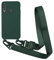 Yichxu Coque pour Huawei P30 Lite avec Cordon, Souple Silicone Housse avec Bandoulière en Nylon, Réglable Lanyard Case avec Motif Coeur d'amour, Etui Antichoc Protection pour Huawei P30 Lite, Vert