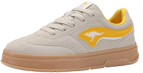 Kangaroos Mädchen K-gk Meenie Sneaker, Beige Ray Flower, 39 EU