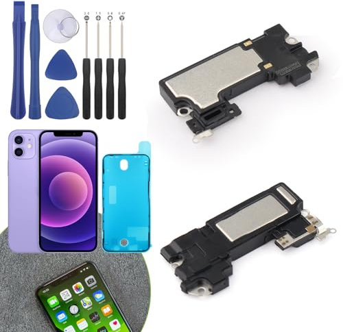 YHXMARSCAN Earpiece Speaker Replacement for iPhone 12/12 Pro Ear Speaker Flex Cable Replacement for iPhone 12/12 Pro with Tool