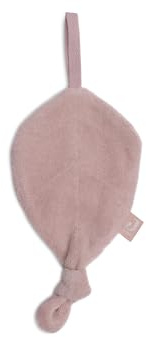 Jollein Schmusetuch Baby - Frottee Blatt, Wild Rose - Schnullertuch - 100% Baumwolle - Schnuffeltuch - 20x10cm - Oeko-TEX Zertifiziert